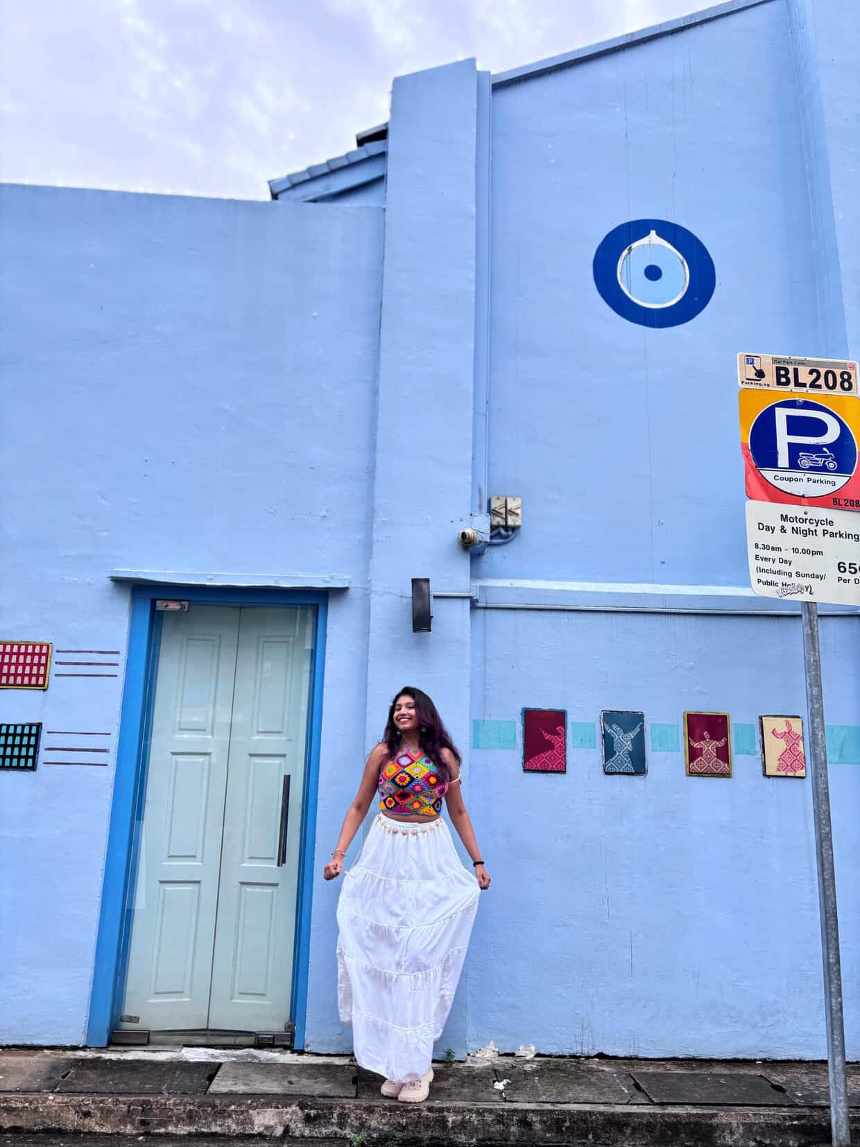 Boho Patch Halter Top