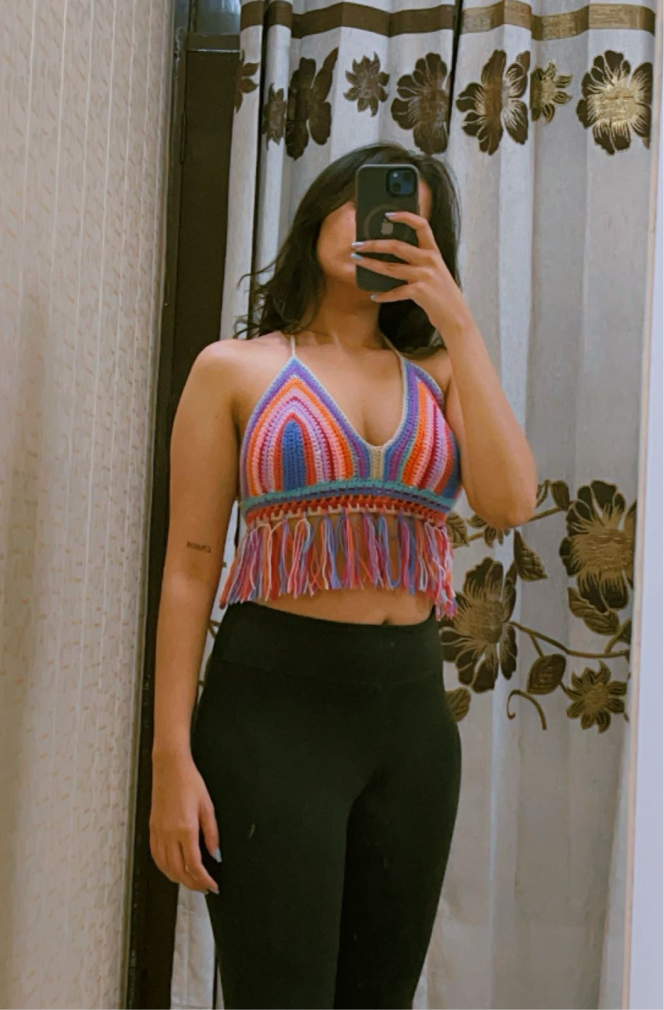 Vibrant Fringe Top