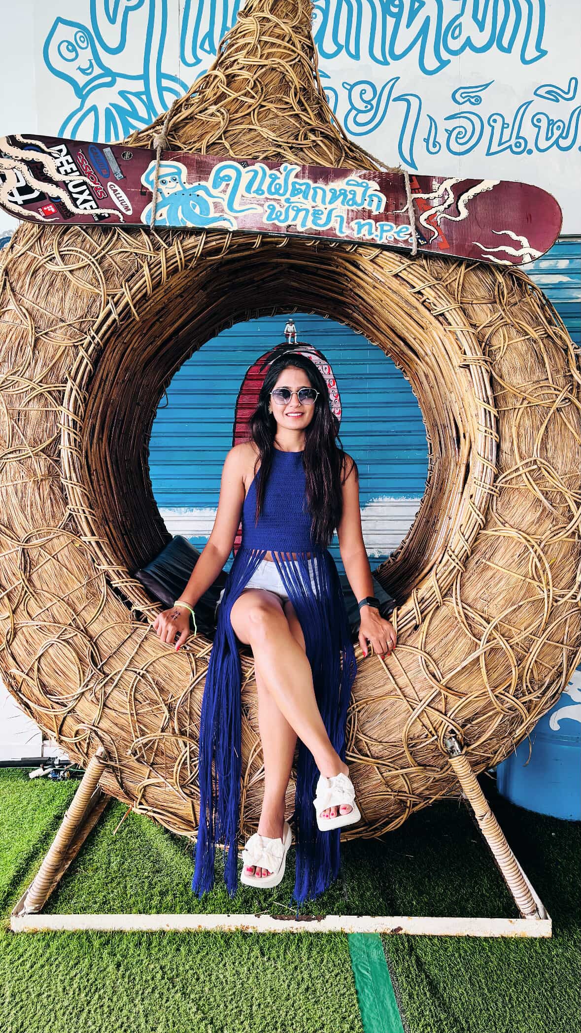 Lagoon Fringe Top