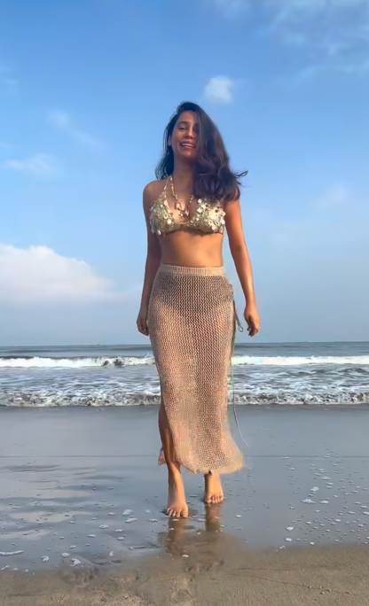 Sequins Sand Bralette