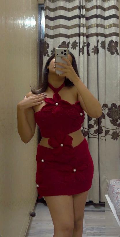 Rouge Bloom Dress