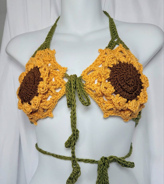 Sunburst Sunflower Bralette