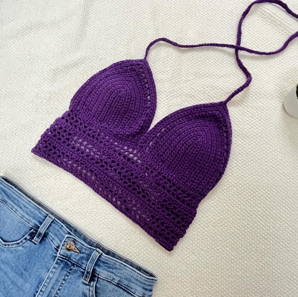 Net Detailed Bralette