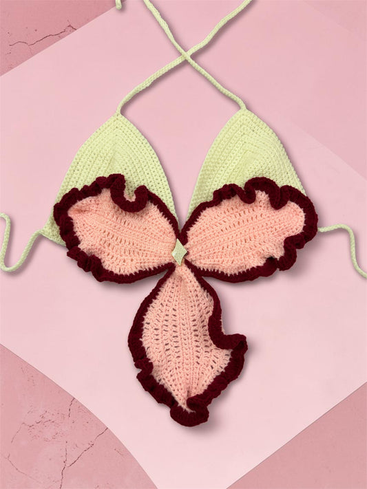 Blushing Camellia Bralette