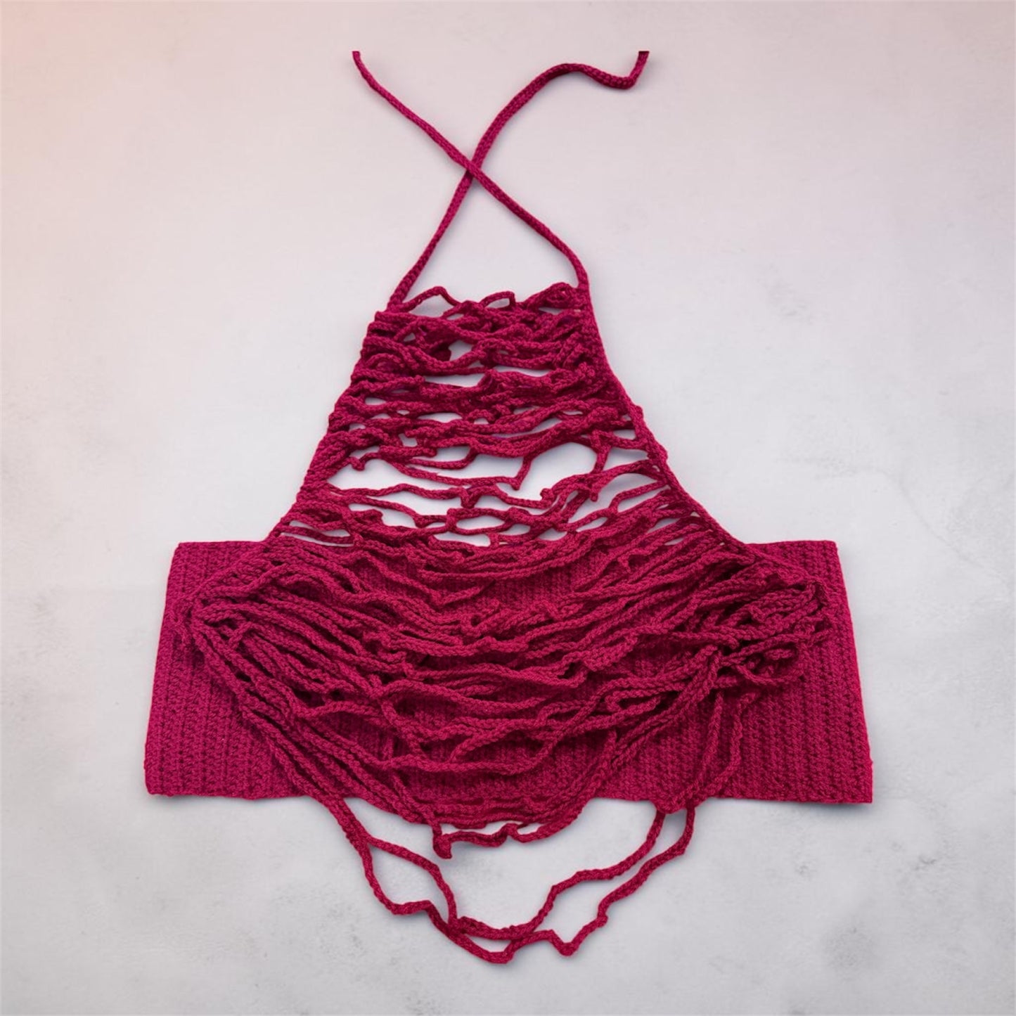Scarlet Veil Halter
