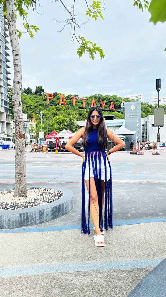 Lagoon Fringe Top